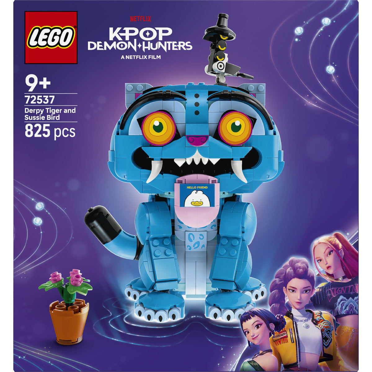 LEGO KPop Demon Hunters Derpy Tiger and Sussie Bird Building Set 72537