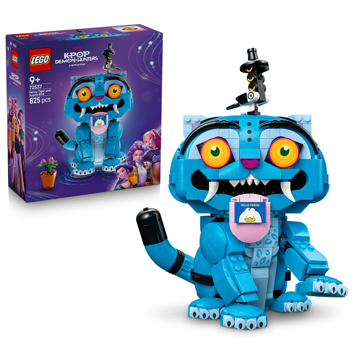 LEGO KPop Demon Hunters Derpy Tiger and Sussie Bird Building Set 72537