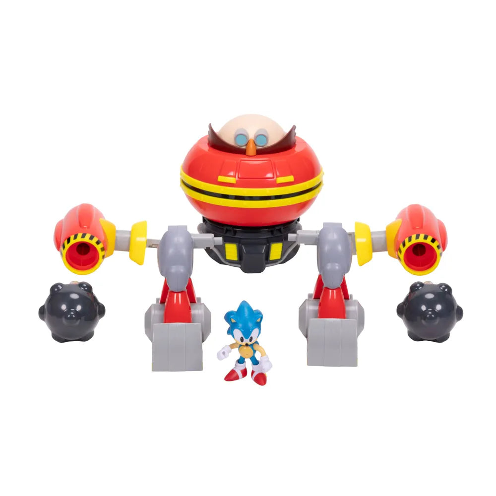 Sonic the Hedgehog Hammer Egg Robot Deluxe Playset 2.5 Inch
