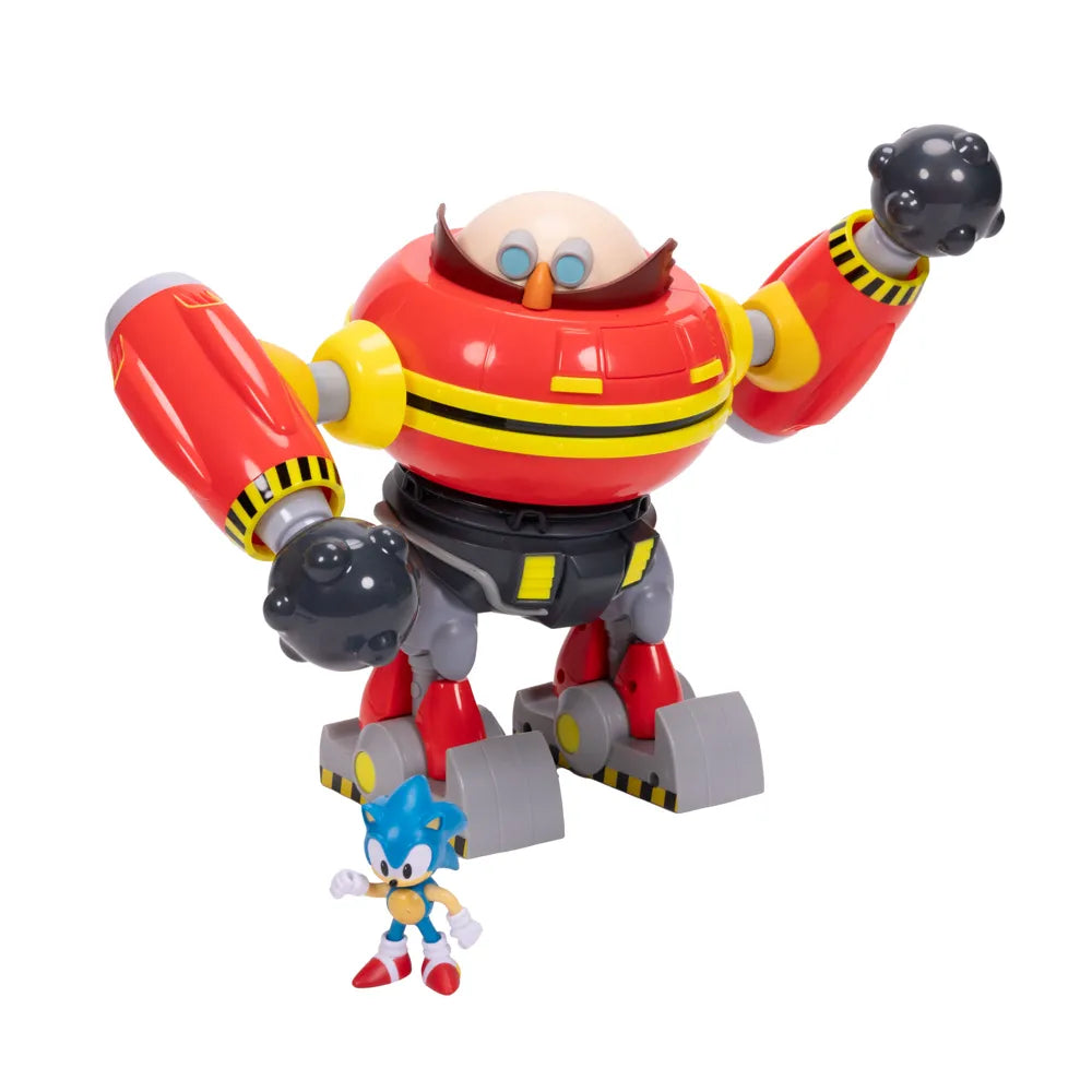 Sonic the Hedgehog Hammer Egg Robot Deluxe Playset 2.5 Inch