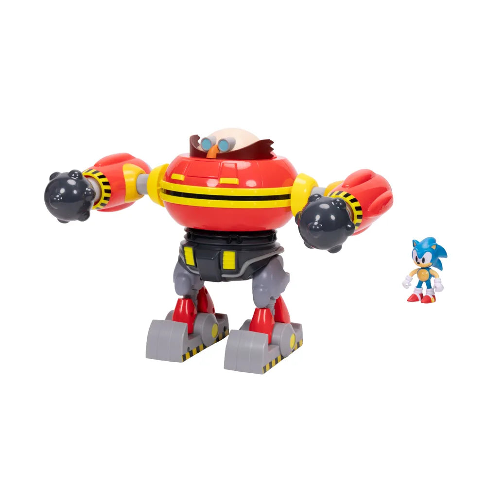 Sonic the Hedgehog Hammer Egg Robot Deluxe Playset 2.5 Inch
