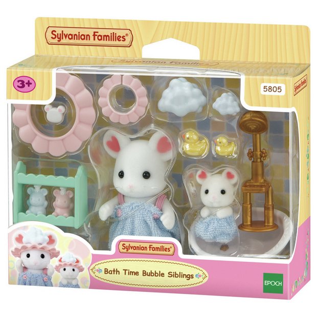 Sylvanian Families Bath Time Bubble Siblings