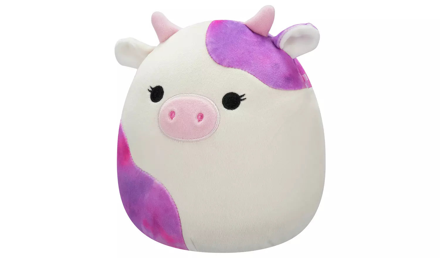 7.5 Squishmallows Kalina - White Cow With Tie-Dye Spots