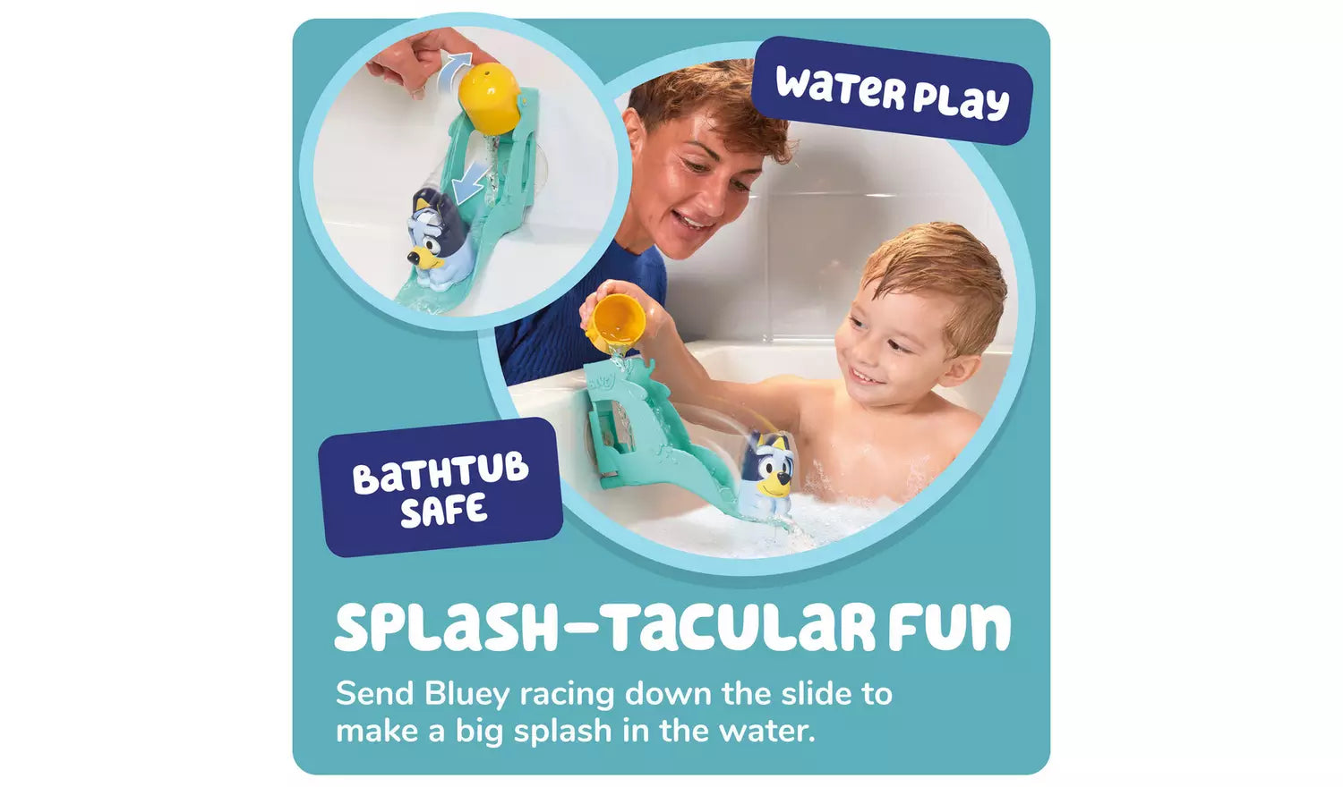 Bluey's Water Slide Bath Toy