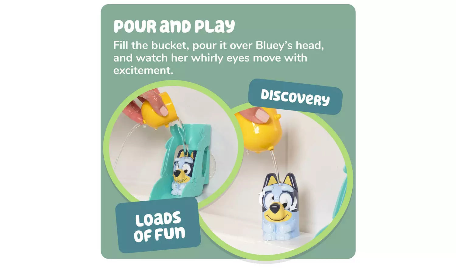 Bluey's Water Slide Bath Toy