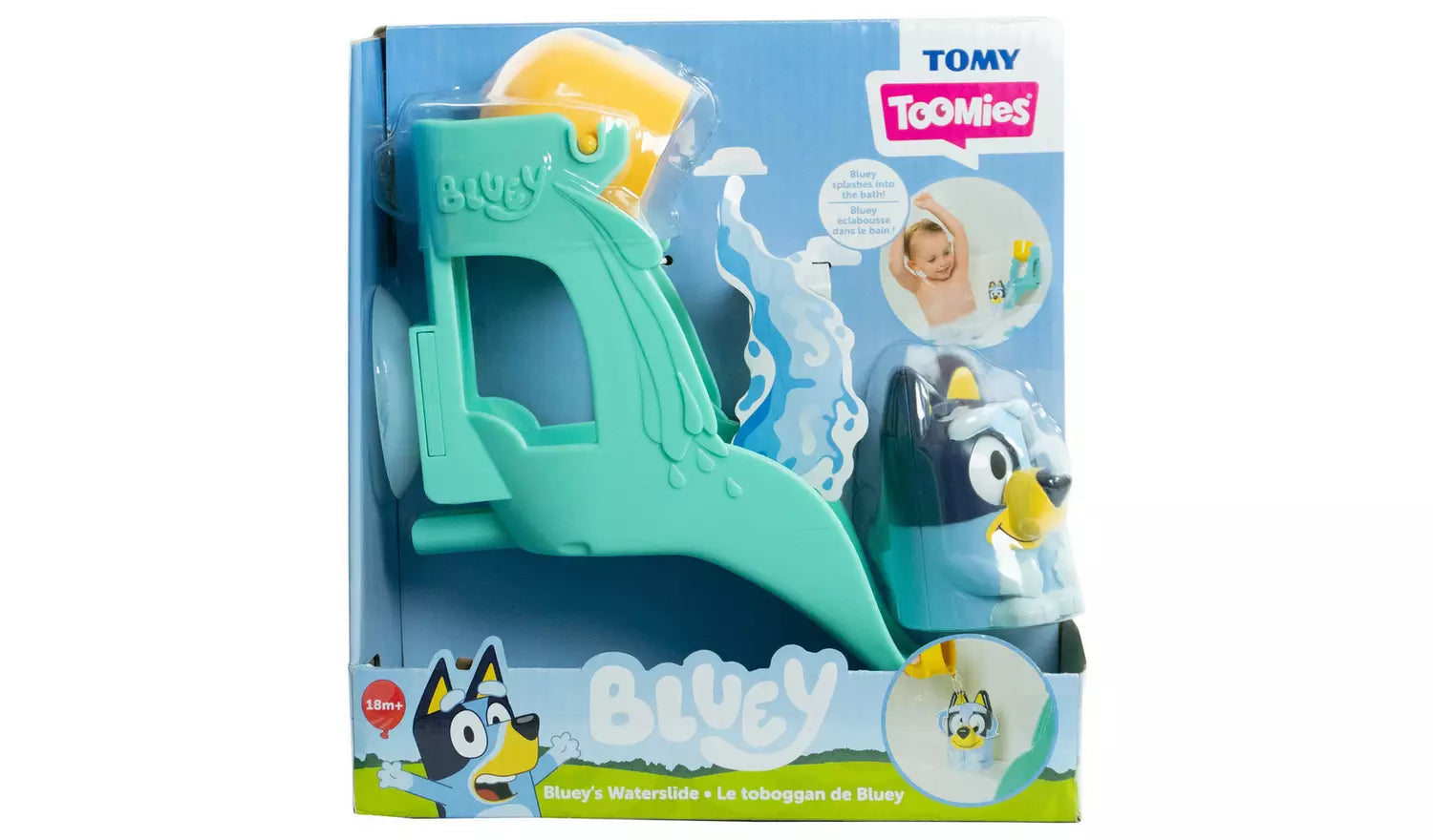Bluey's Water Slide Bath Toy