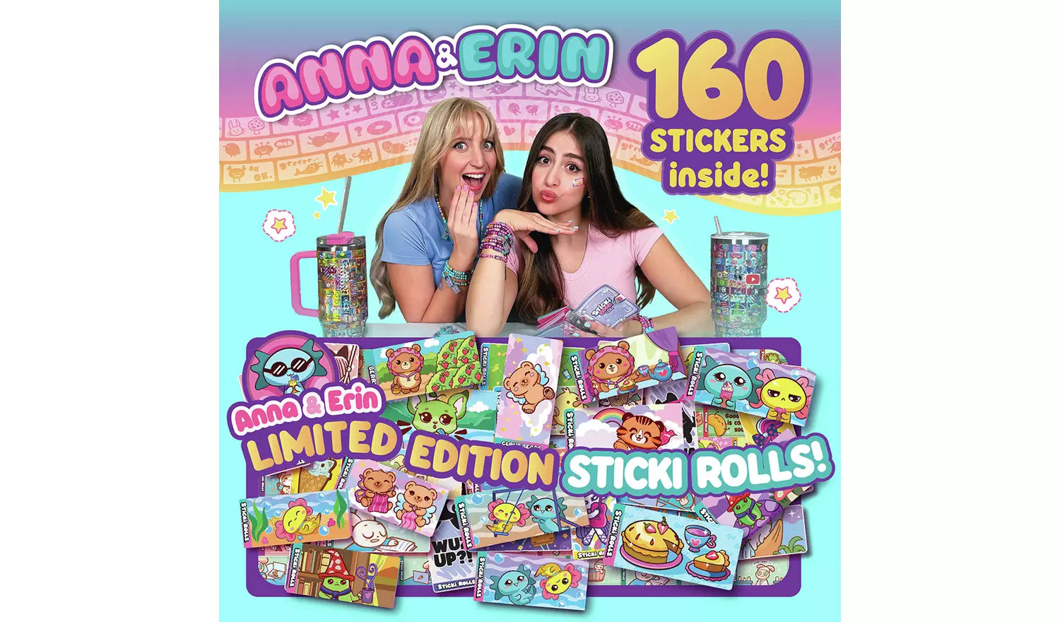 Sticki Rolls Anna & Erin BFF Pack