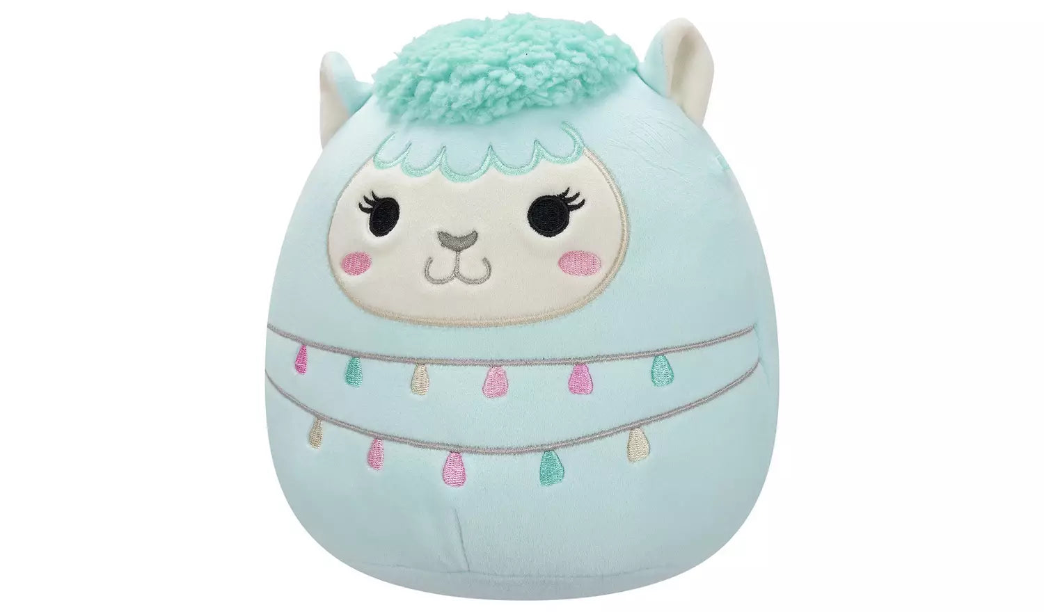 7.5 Squishmallows Lorna - Light Teal Llama