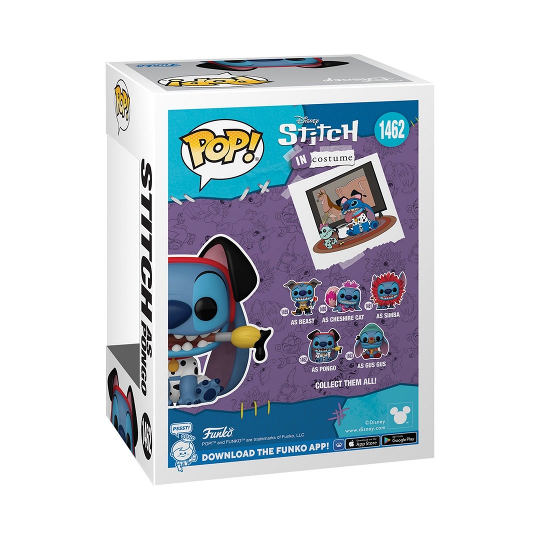 Funko POP! Disney: Stitch as Pongo