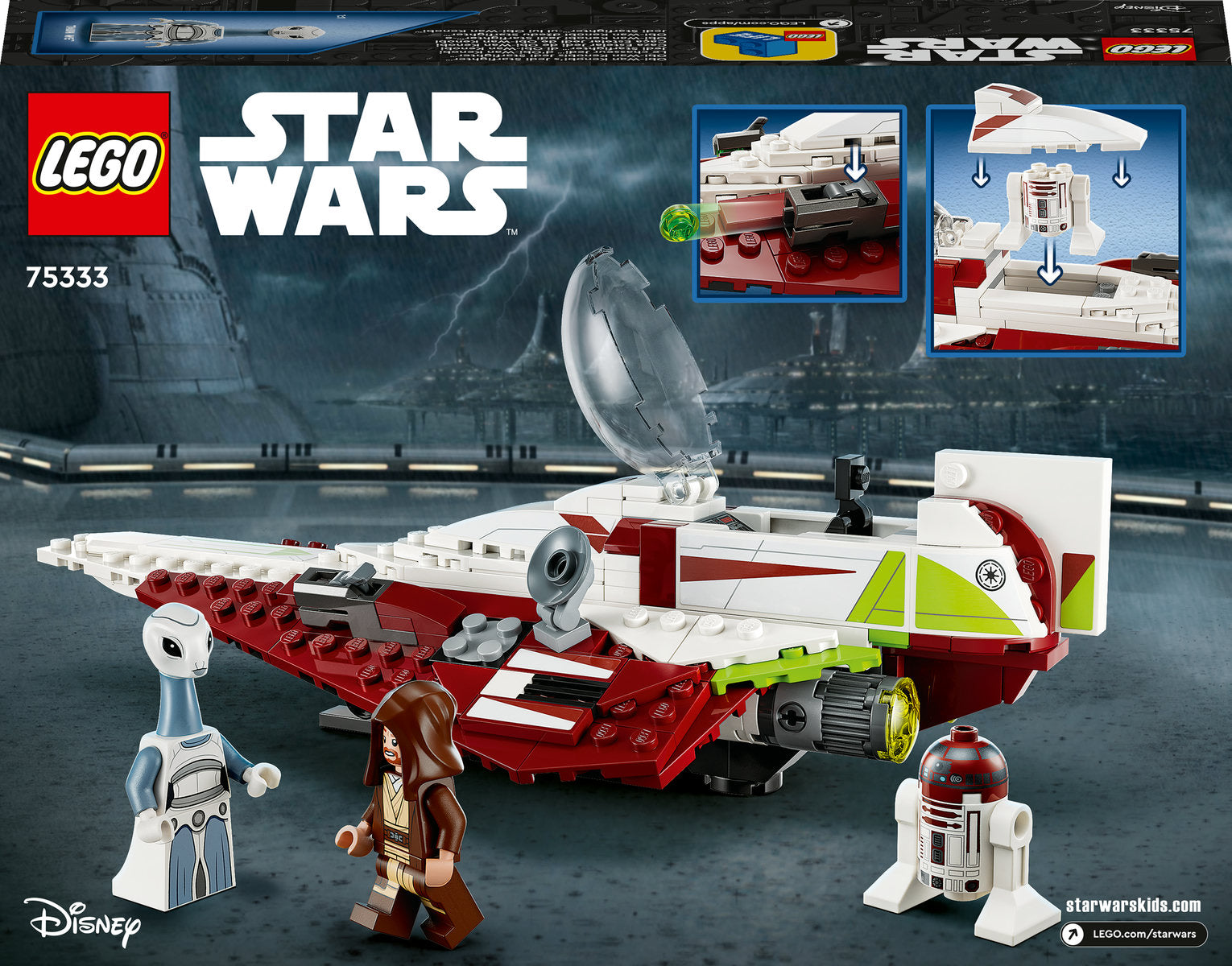 LEGO Star Wars Obi-Wan Kenobi’s Jedi Starfighter Set 75333