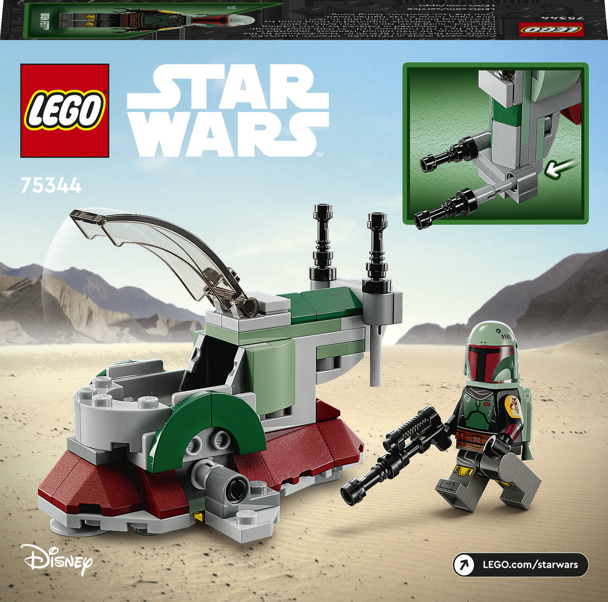 LEGO Star Wars Boba Fett Starship Microfighter 75344
