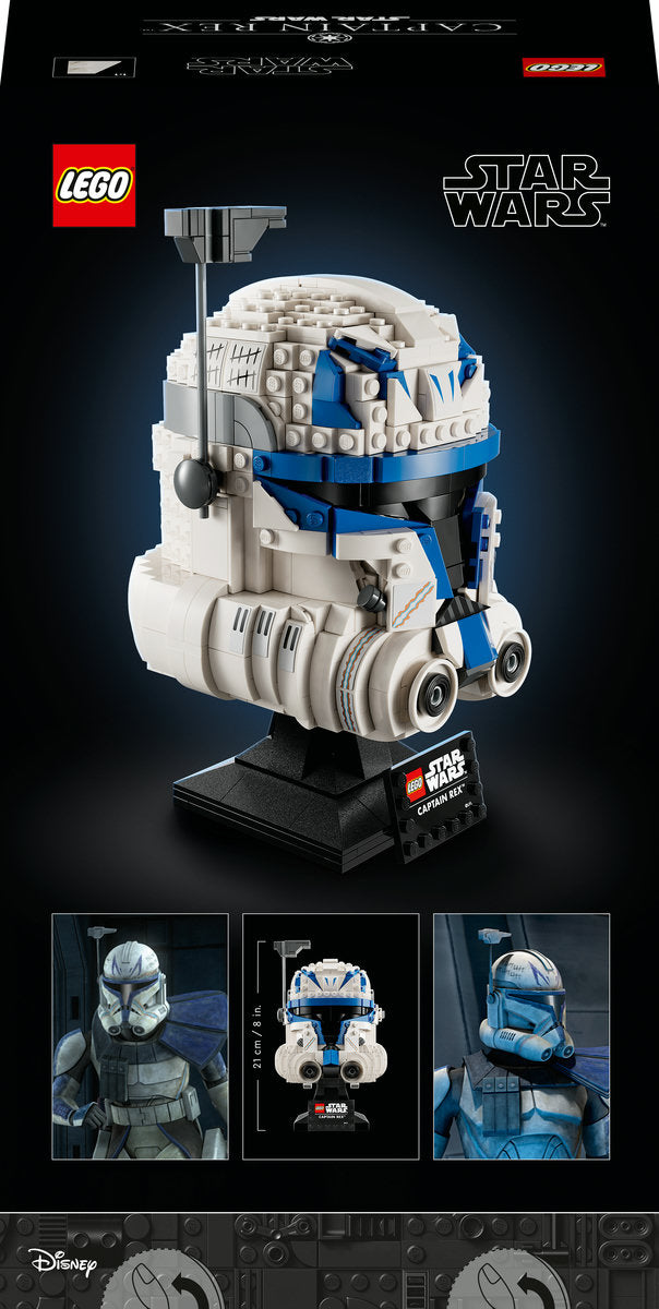 LEGO Star Wars Captain Rex Helmet Set for Adults 75349 - Moons Toystore
