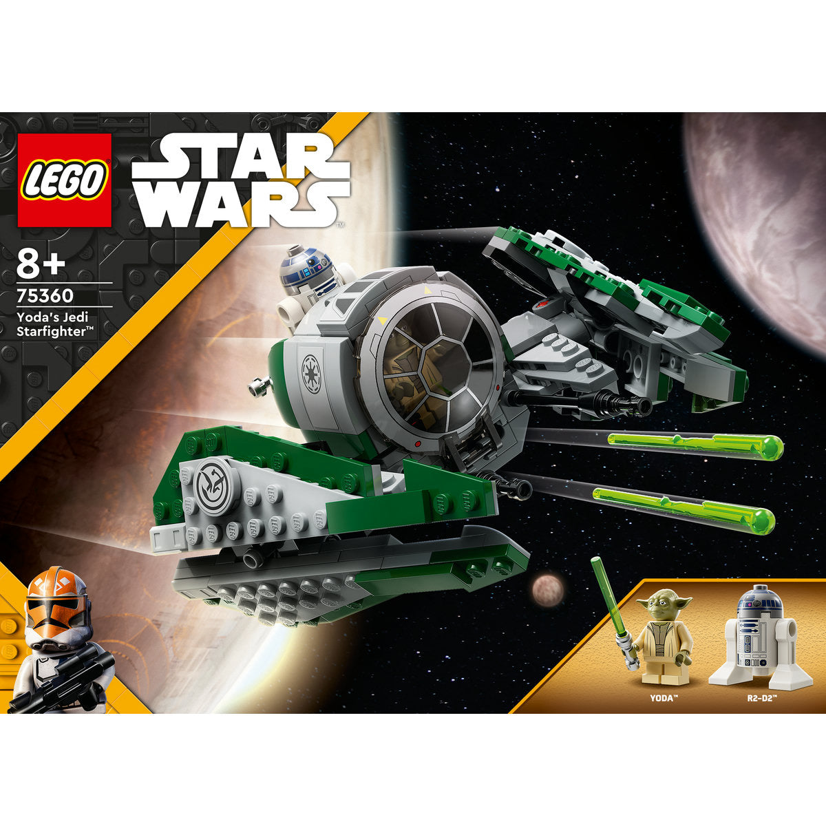 LEGO Star Wars Yoda's Jedi Starfighter Set 75360 - Moons Toystore