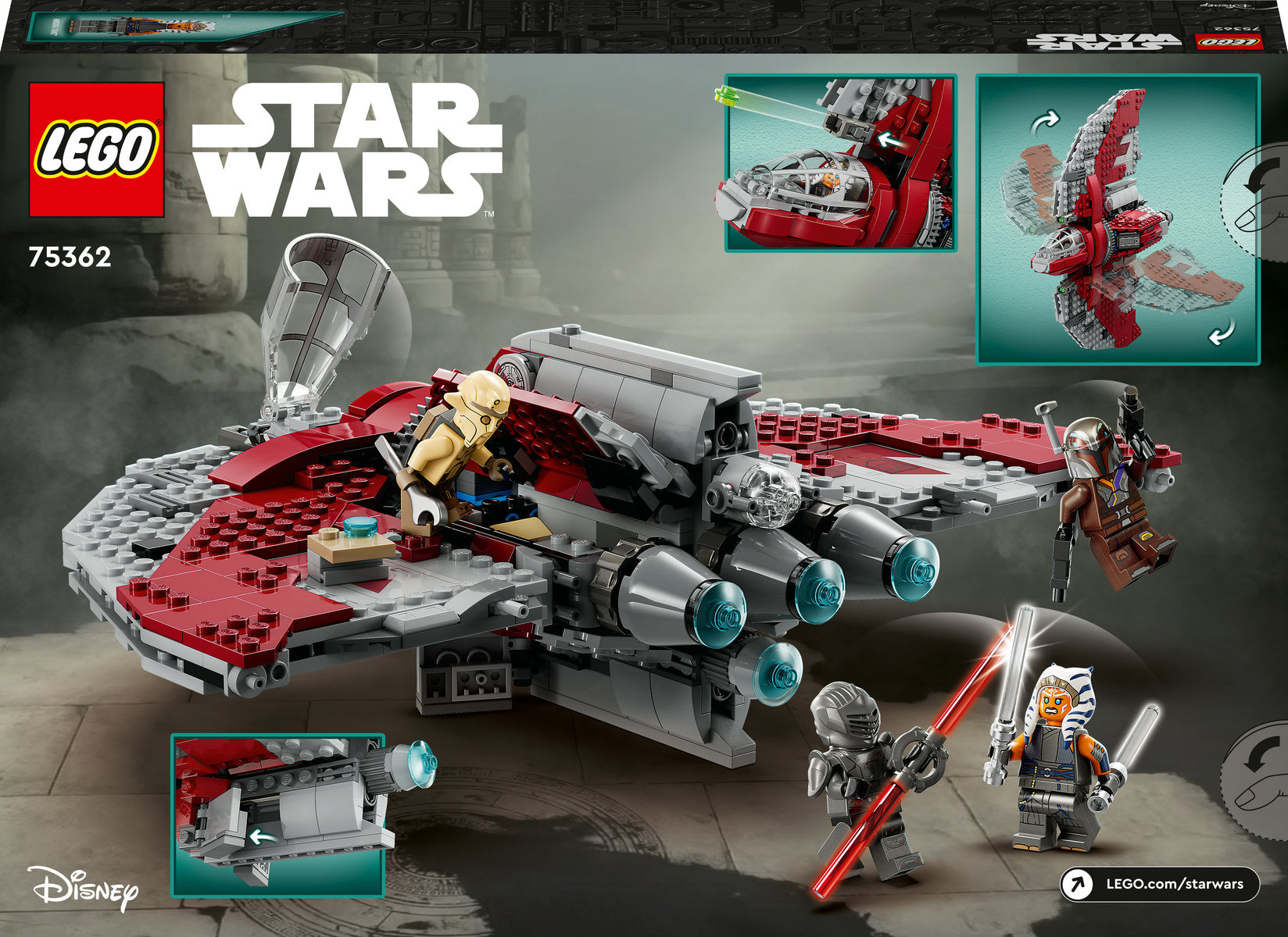 LEGO Star Wars Ahsoka Tano's T-6 Jedi Shuttle 75362