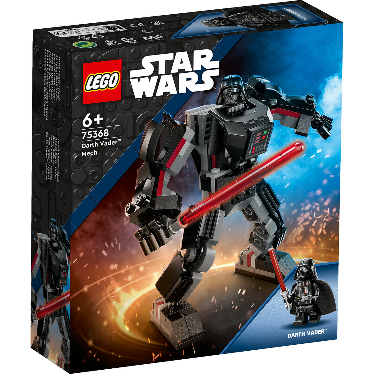 LEGO Star Wars Darth Vader Mech Building Toy 75368 - Moons Toystore