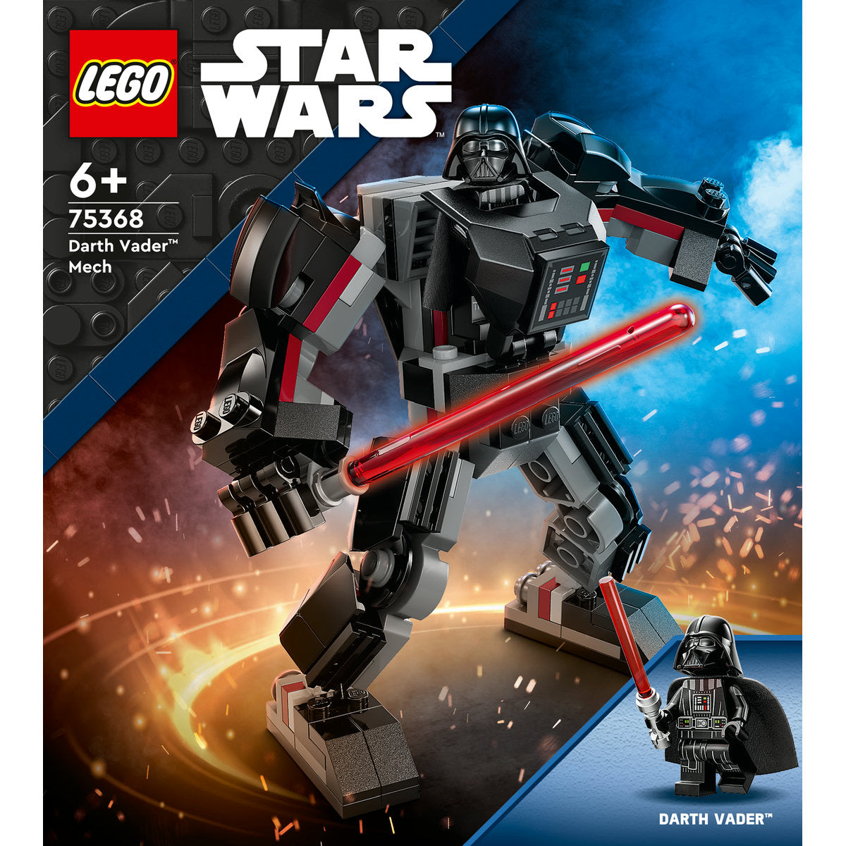 LEGO Star Wars Darth Vader Mech Building Toy 75368 - Moons Toystore