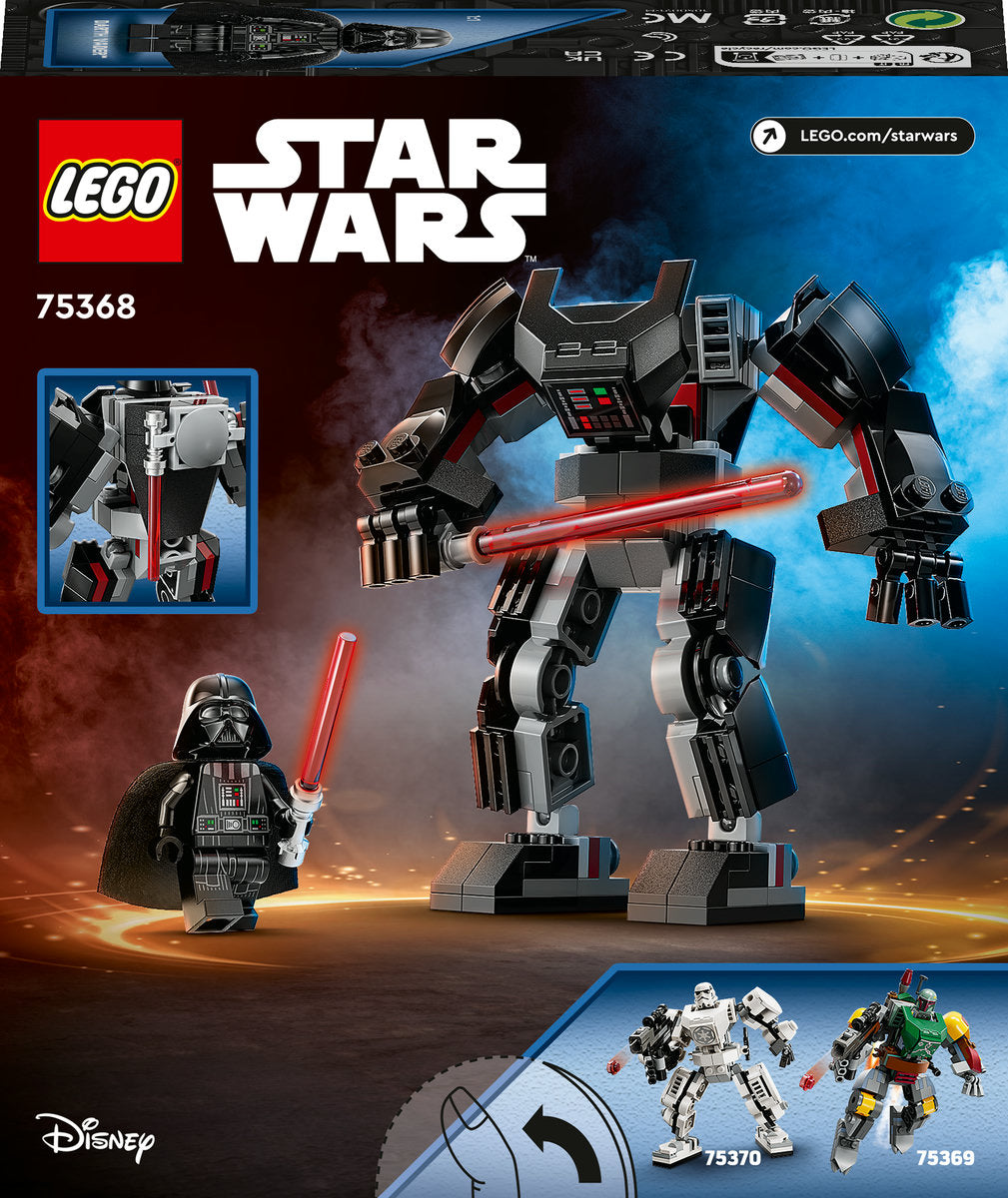LEGO Star Wars Darth Vader Mech Building Toy 75368 - Moons Toystore