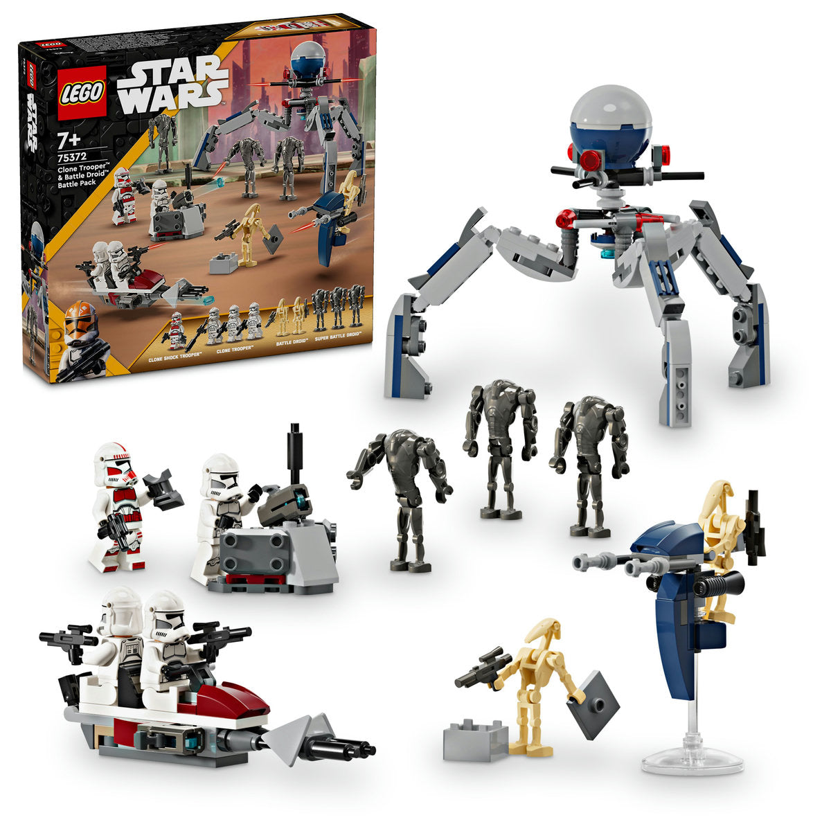 LEGO Star Wars Clone Trooper & Battle Droid Battle Pack 75372 - Moons Toystore