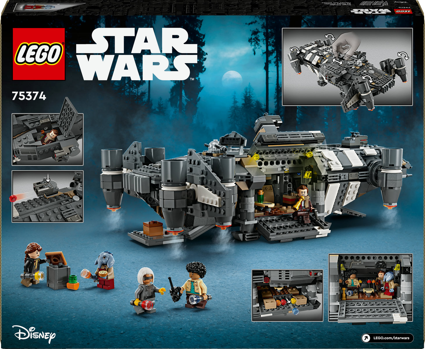 LEGO Star Wars: Skeleton Crew The Onyx Cinder 75374 - Moons Toystore