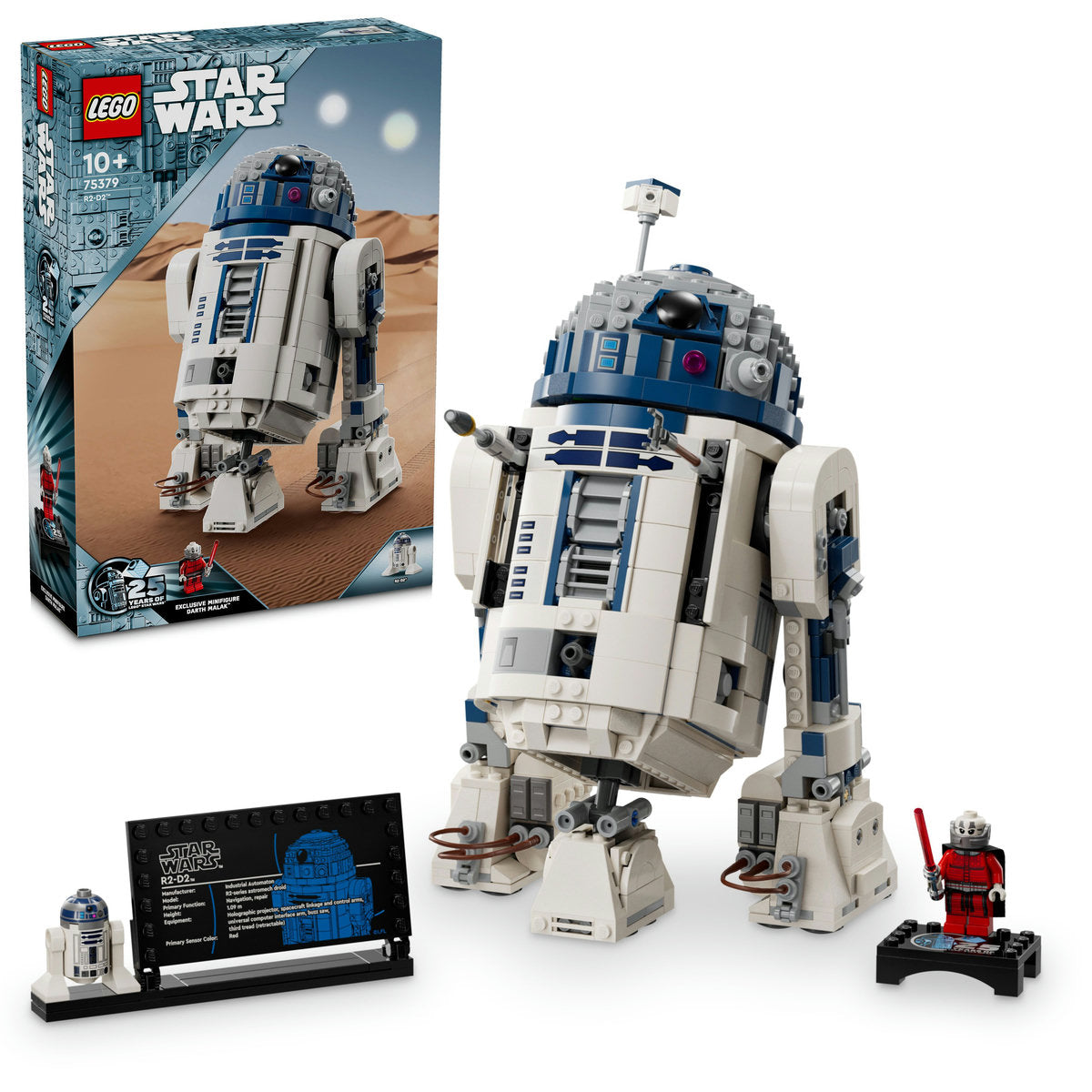 LEGO Star Wars R2-D2 Droid Figure Building Toy 75379 - Moons Toystore