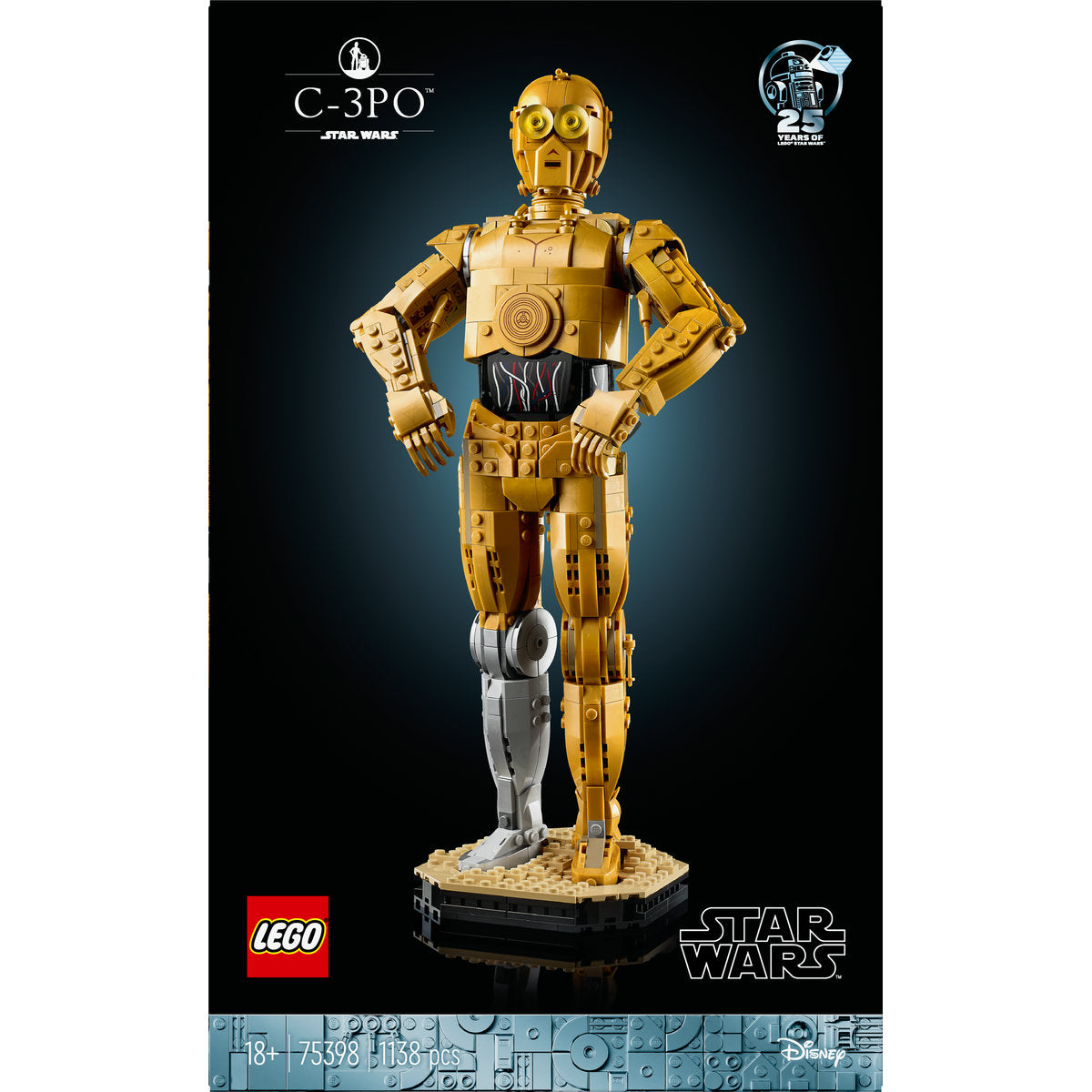 LEGO Star Wars C-3PO, Droid Character Figure 75398 - Moons Toystore