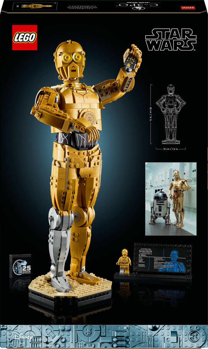 LEGO Star Wars C-3PO, Droid Character Figure 75398 - Moons Toystore