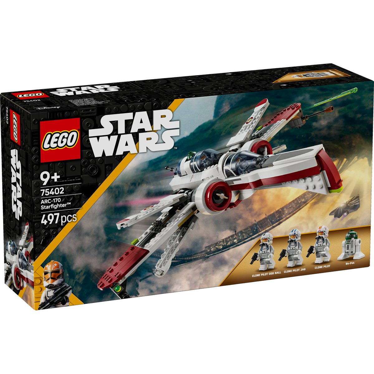 LEGO Star Wars ARC-170 Starfighter Playset 75402