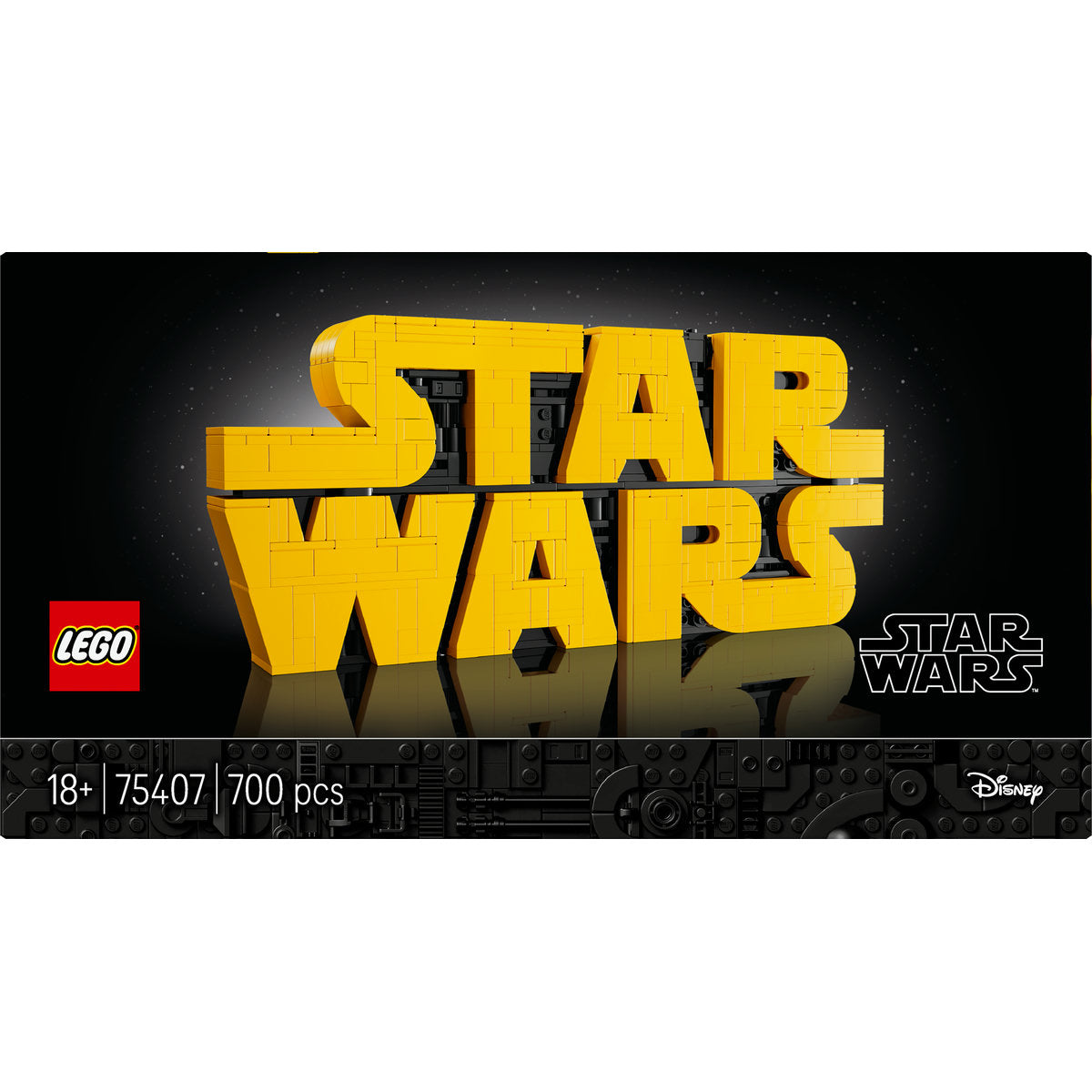 LEGO Star Wars Brick-Built Star Wars Logo Sign 75407