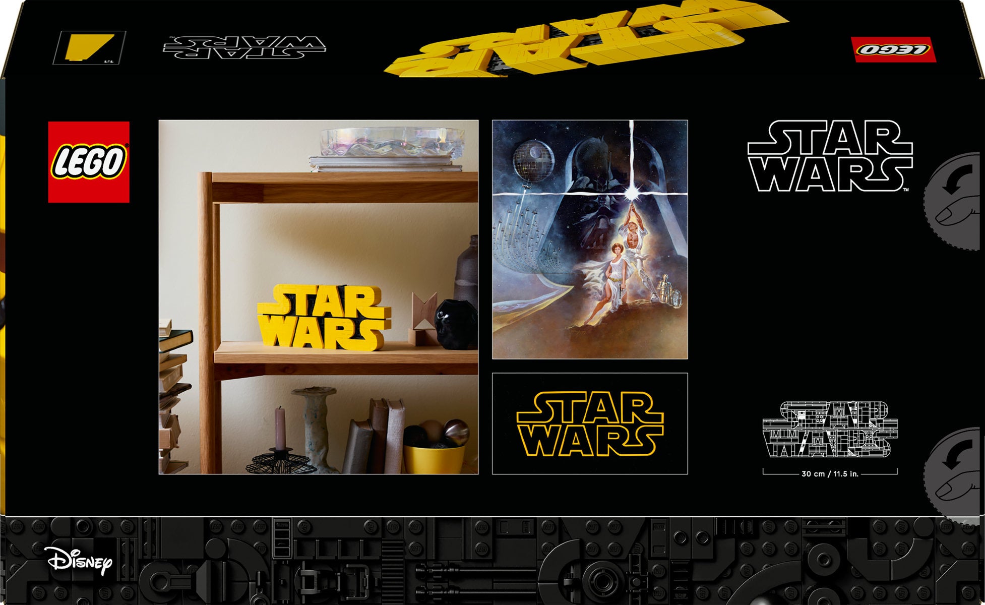 LEGO Star Wars Brick-Built Star Wars Logo Sign 75407