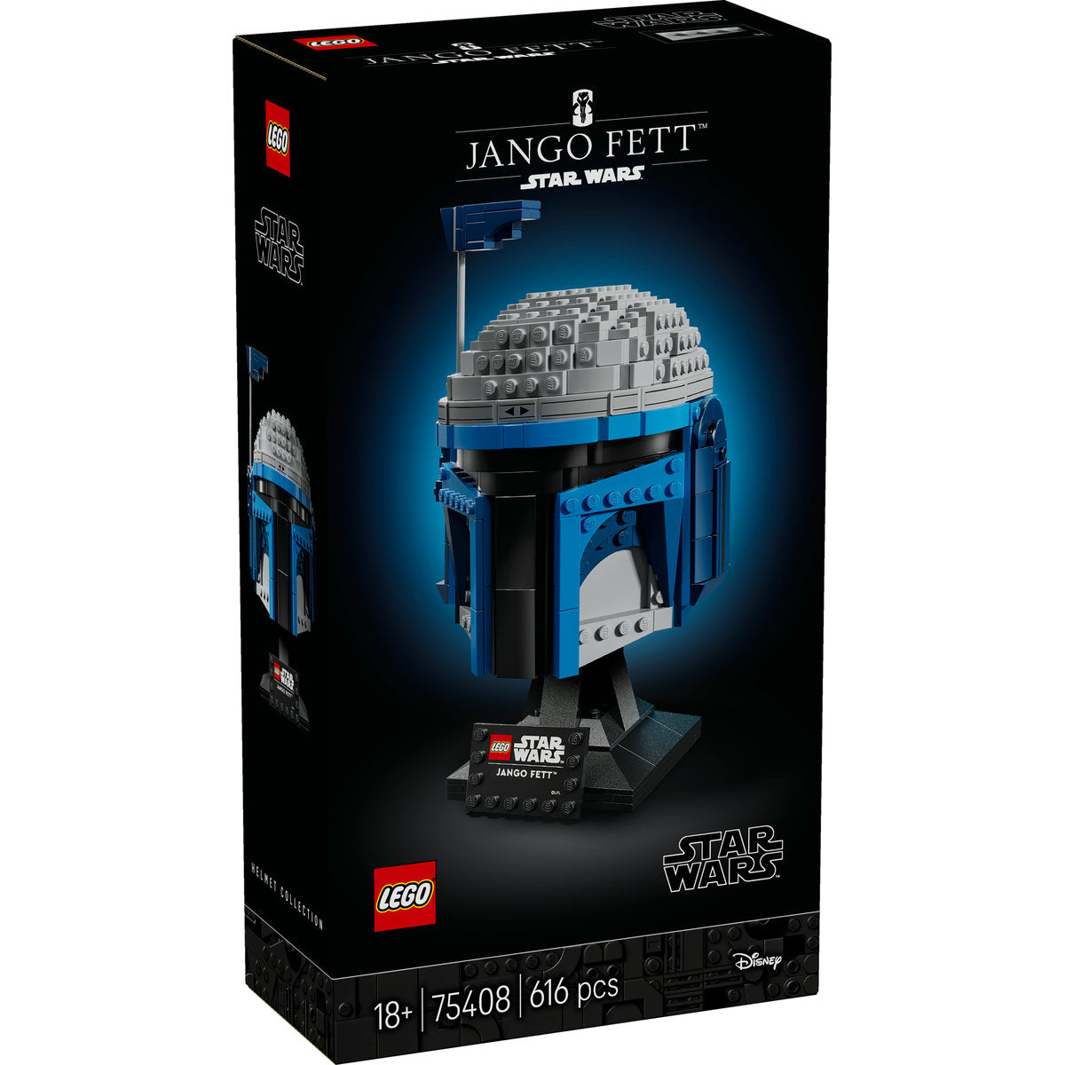 LEGO Star Wars Jango Fett Helmet, Buildable Model Kit for Adults 75408