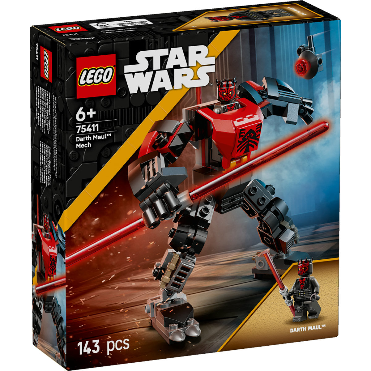 LEGO Star Wars: The Clone Wars Darth Maul Mech Building Toy for Kids 75411