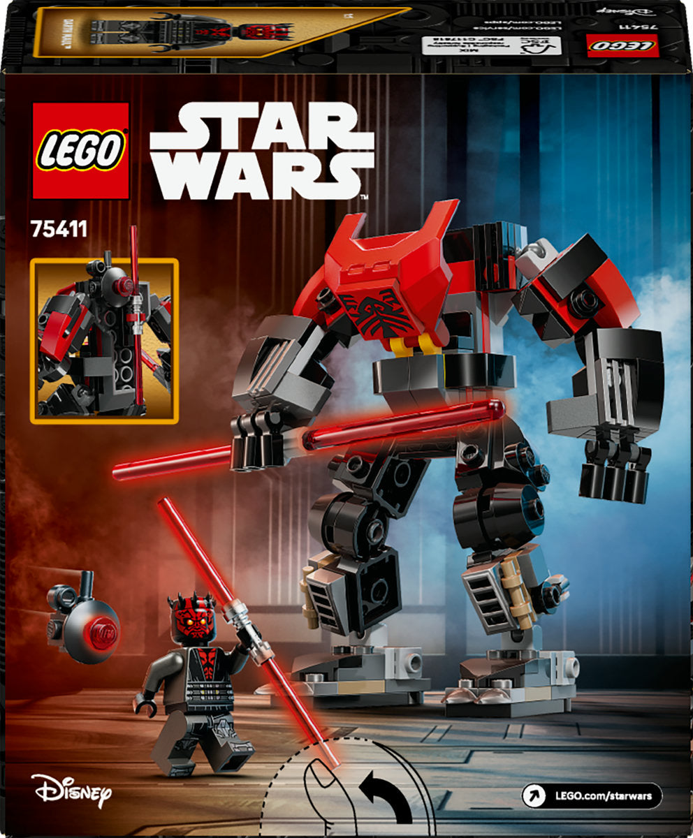 LEGO Star Wars: The Clone Wars Darth Maul Mech Building Toy for Kids 75411
