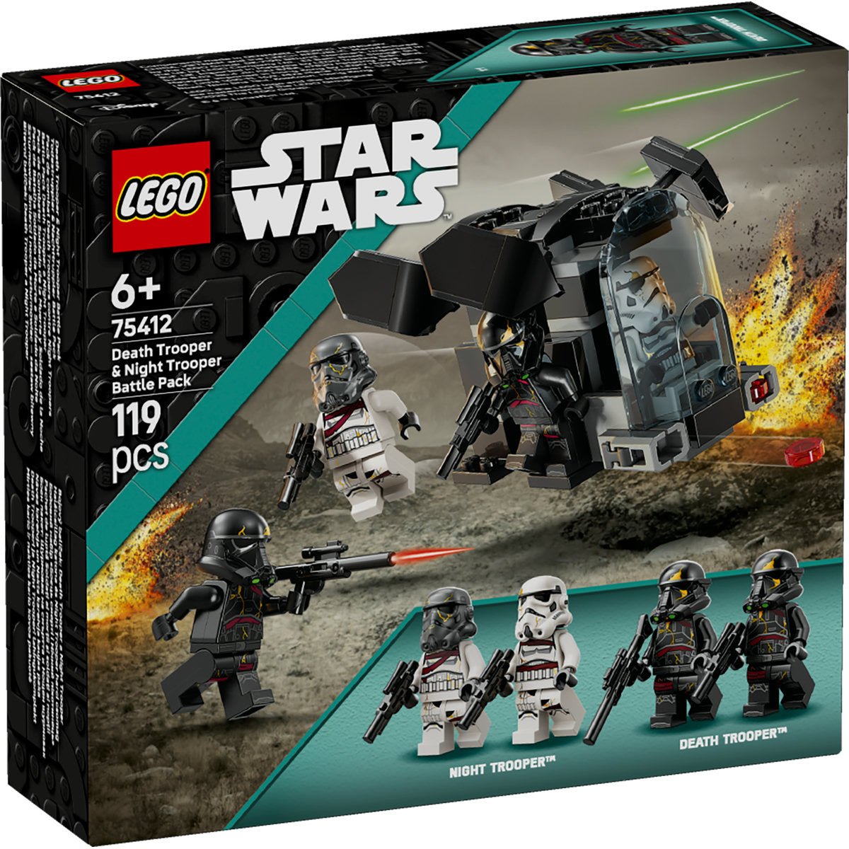 LEGO Star Wars Death Trooper & Night Trooper Battle Pack Building Toy 75412