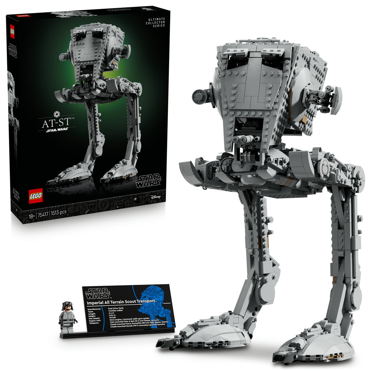 LEGO Star Wars AT-ST Walker Set for Adults 75417