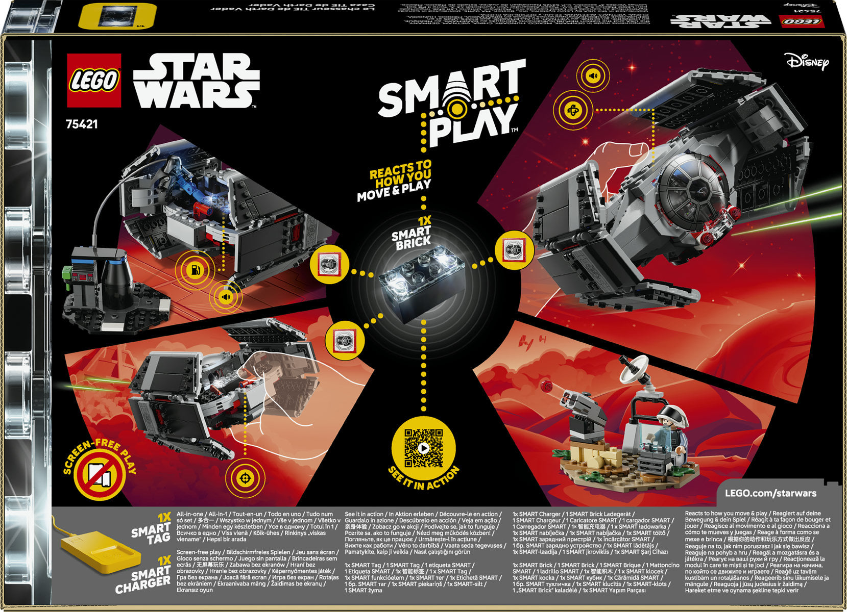 LEGO Star Wars SMART Play: Darth Vader’s TIE Fighter 75421