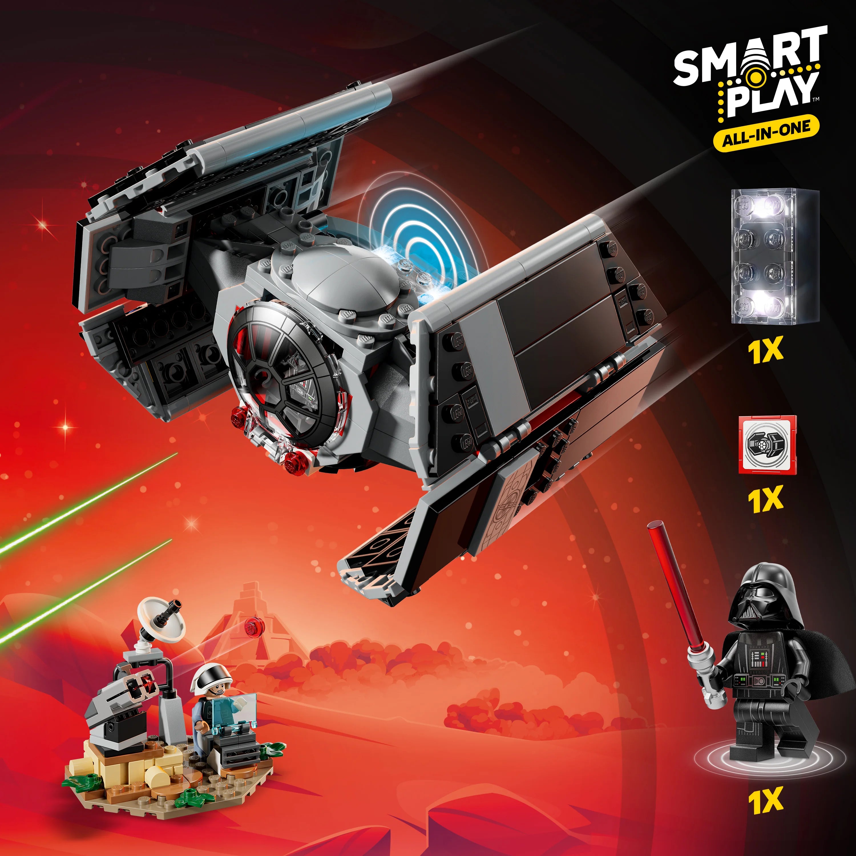 LEGO Star Wars SMART Play: Darth Vader’s TIE Fighter 75421