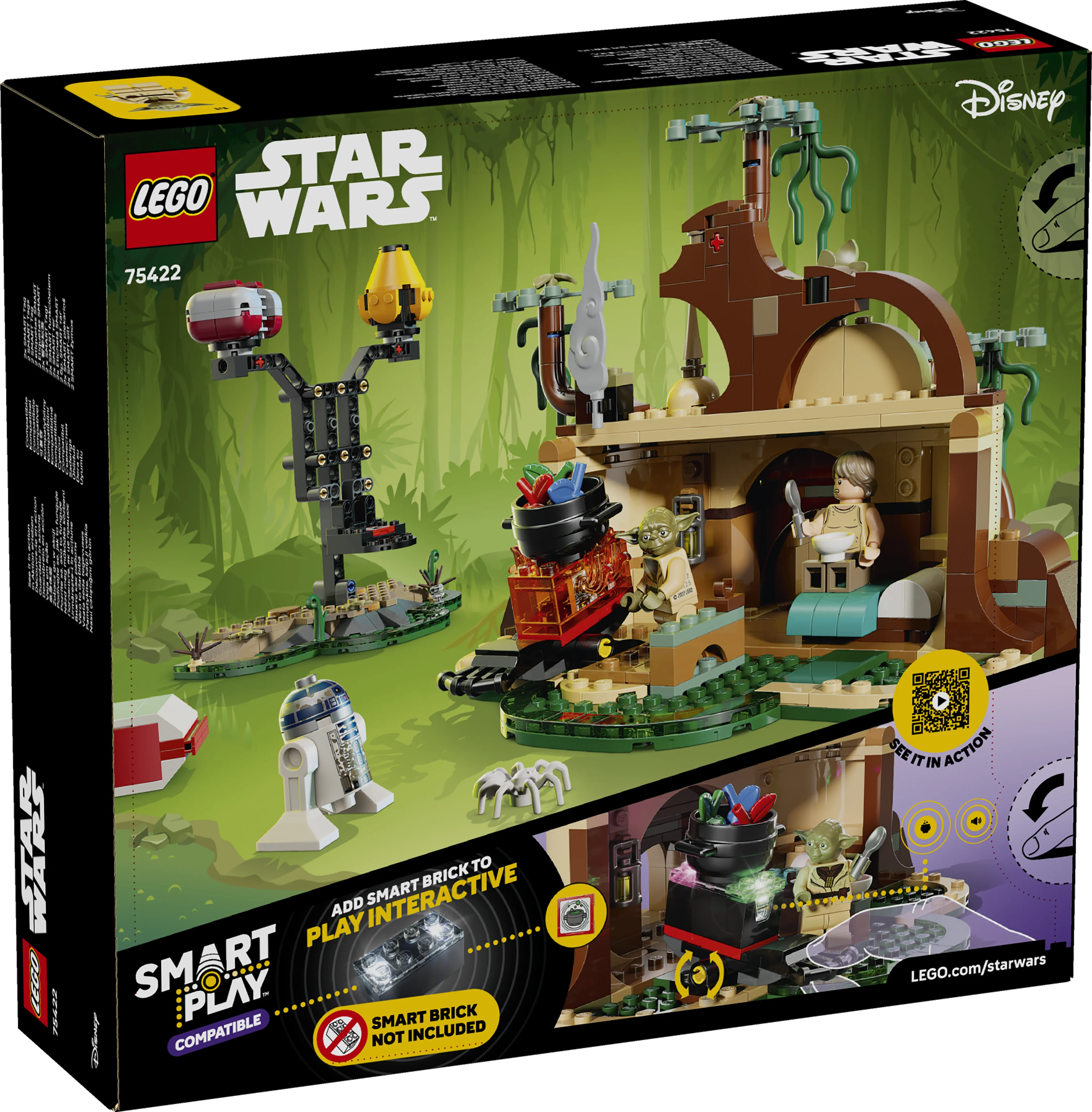 LEGO Star Wars SMART Play: Yoda’s Hut and Jedi Training 75422