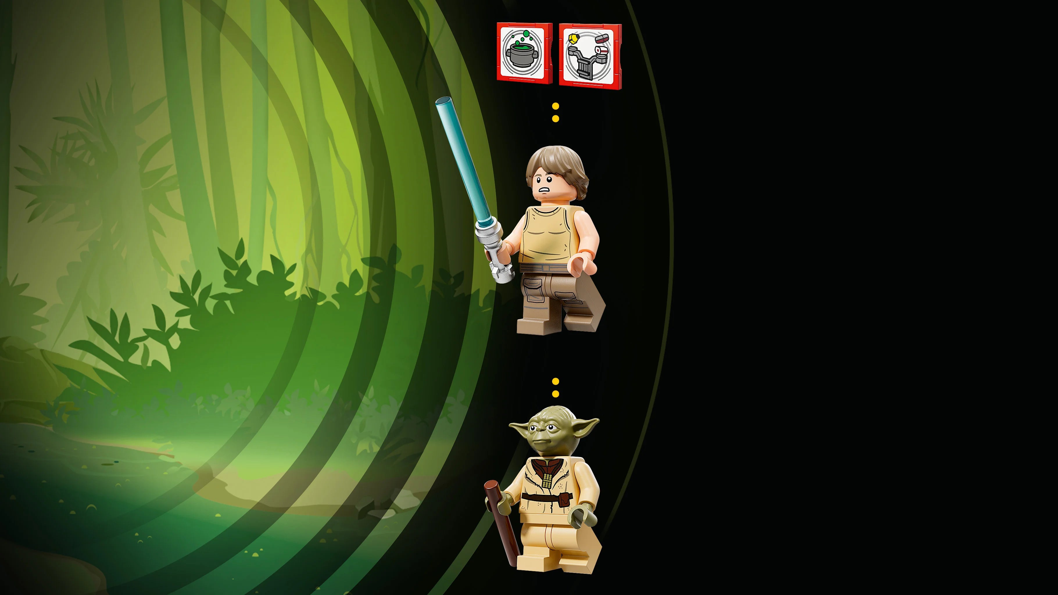 LEGO Star Wars SMART Play: Yoda’s Hut and Jedi Training 75422