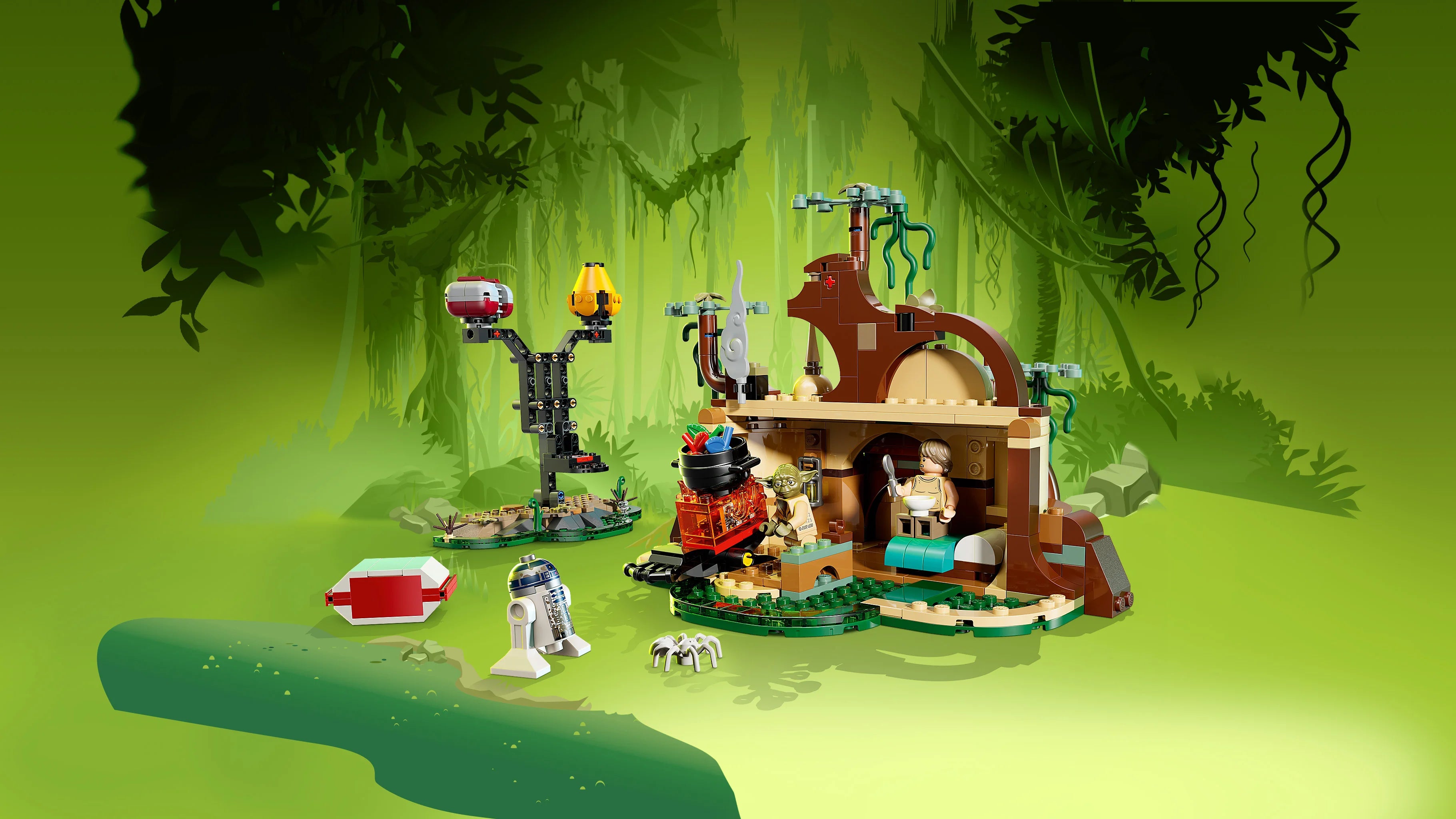 LEGO Star Wars SMART Play: Yoda’s Hut and Jedi Training 75422