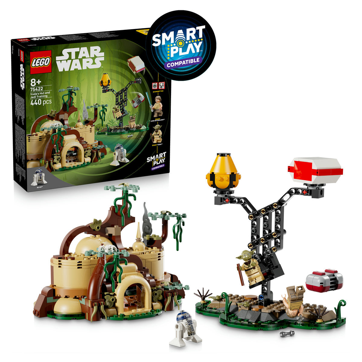 LEGO Star Wars SMART Play: Yoda’s Hut and Jedi Training 75422
