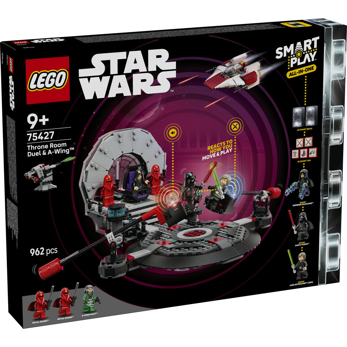 LEGO Star Wars SMART Play: Throne Room Duel & A-Wing 75427