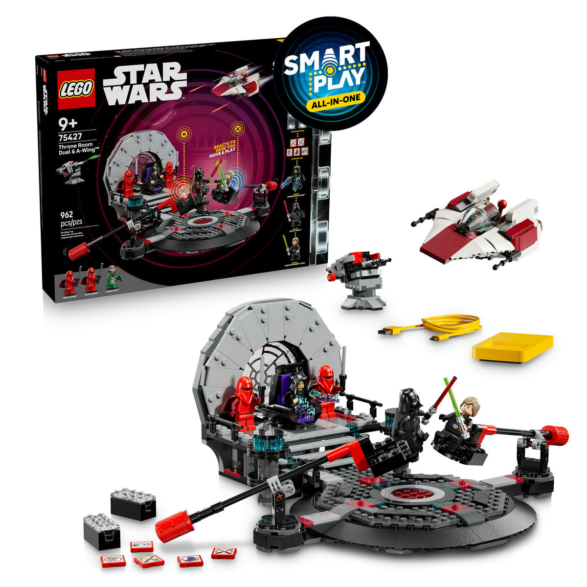 LEGO Star Wars SMART Play: Throne Room Duel & A-Wing 75427