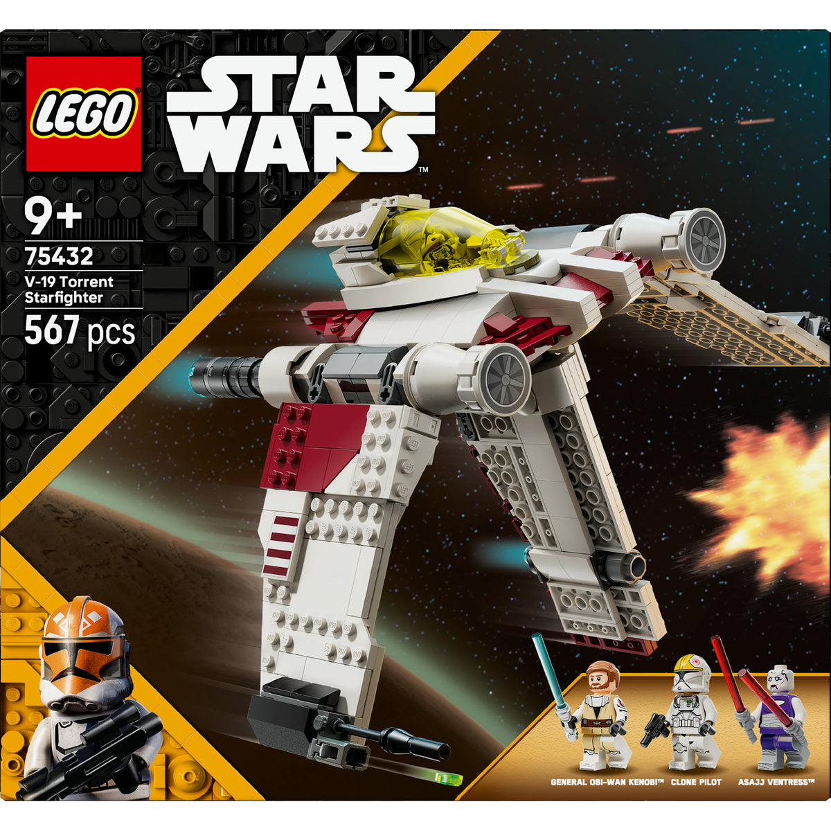 LEGO Star Wars: The Clone Wars V-19 Torrent Starfighter 75432