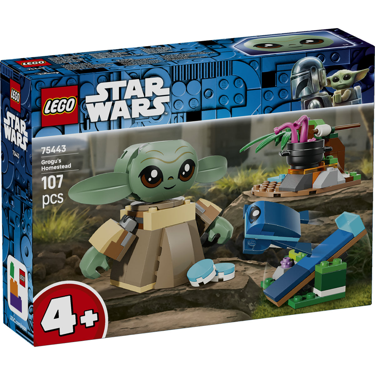 LEGO Star Wars Grogu’s Homestead Toy for Kids 75443