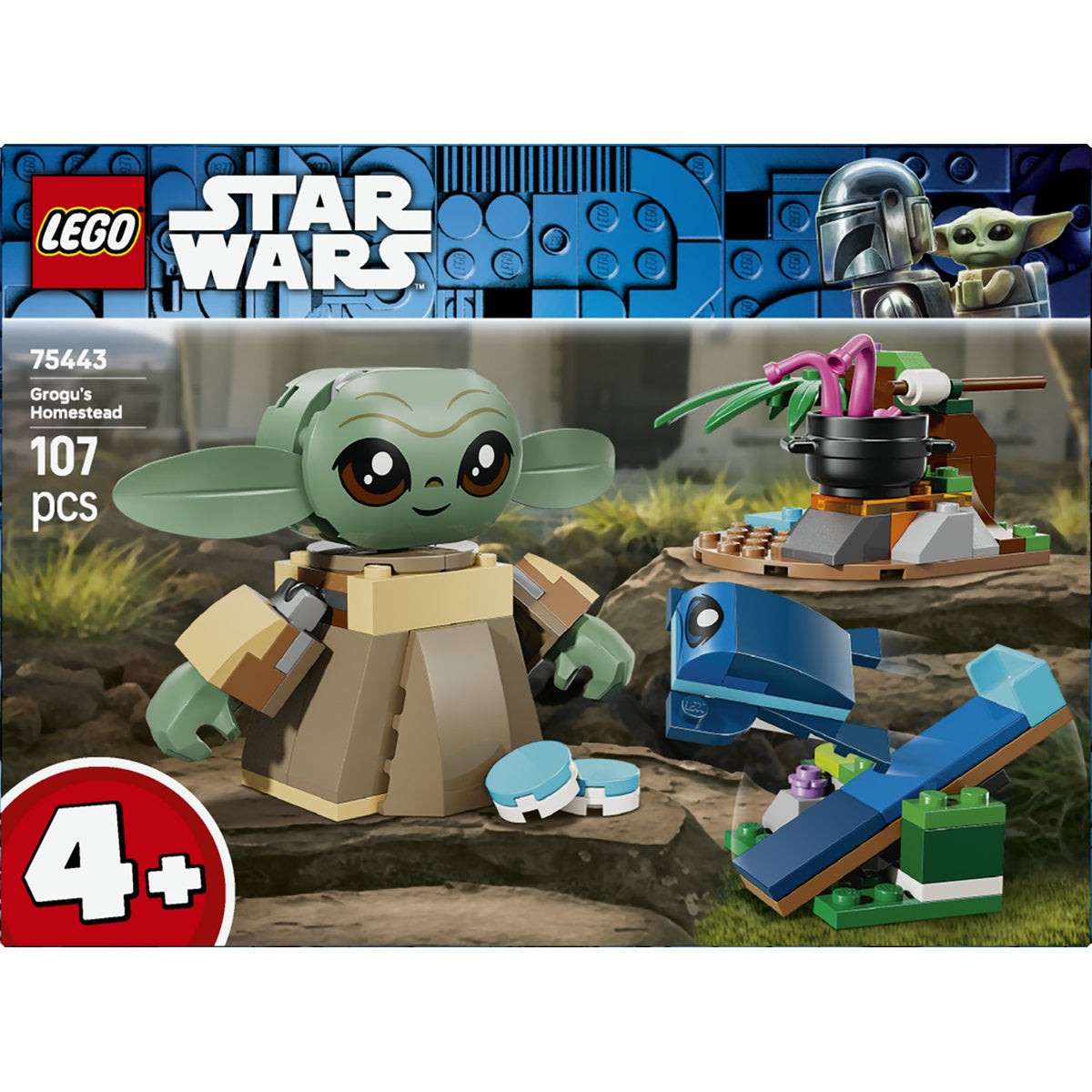 LEGO Star Wars Grogu’s Homestead Toy for Kids 75443