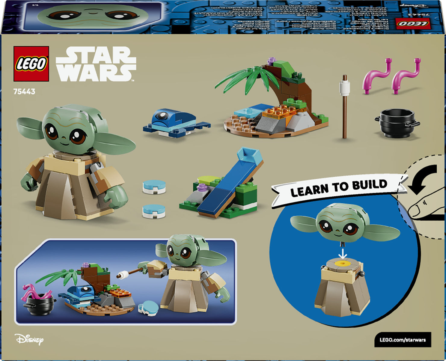 LEGO Star Wars Grogu’s Homestead Toy for Kids 75443