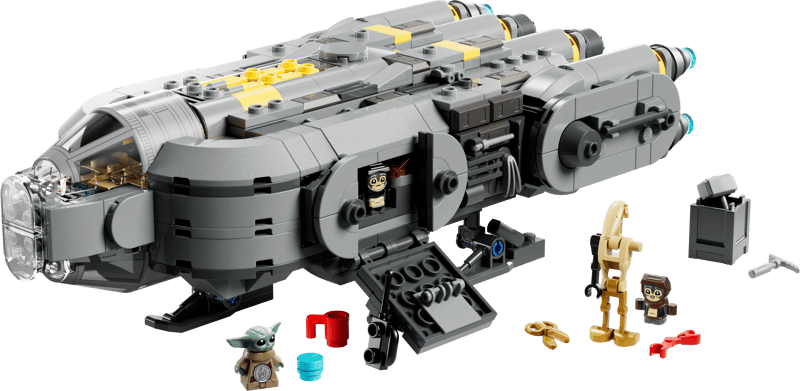 LEGO Star Wars The Mandalorian and Grogu™ Anzellan Starship Toy Building Set for Kids - 75445