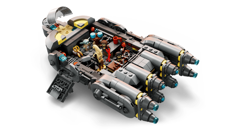 LEGO Star Wars The Mandalorian and Grogu™ Anzellan Starship Toy Building Set for Kids - 75445