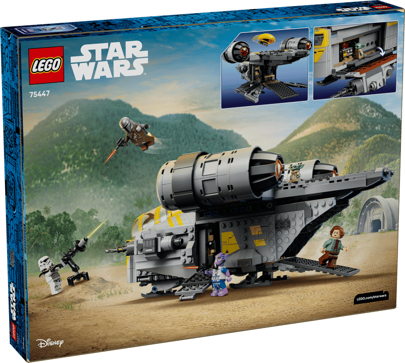 LEGO Star Wars The Mandalorian and Grogu™ The Razor Crest™ - Vehicle Toy Building Set - 75447