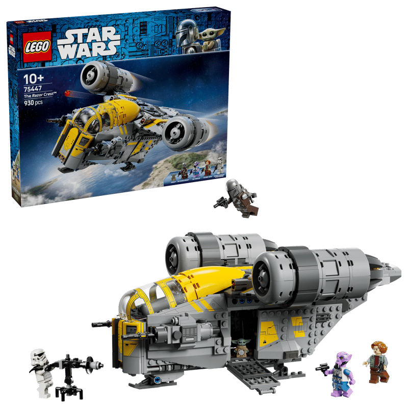 LEGO Star Wars The Mandalorian and Grogu™ The Razor Crest™ - Vehicle Toy Building Set - 75447